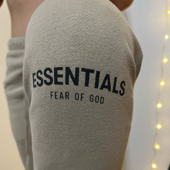 Essentials Sweatpants Dusty Beige - Picture 1 of 4